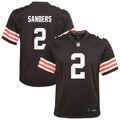 Shedeur Sanders Cleveland Browns Youth Game Jersey - Brown