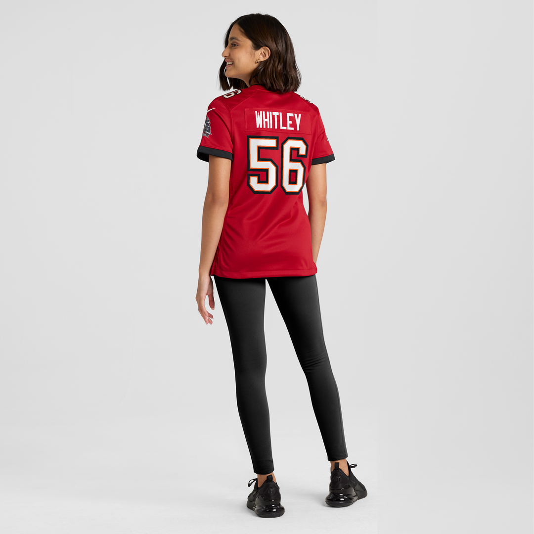 Benton Whitley Tampa Bay Buccaneers Women's Team Game Jersey - Red