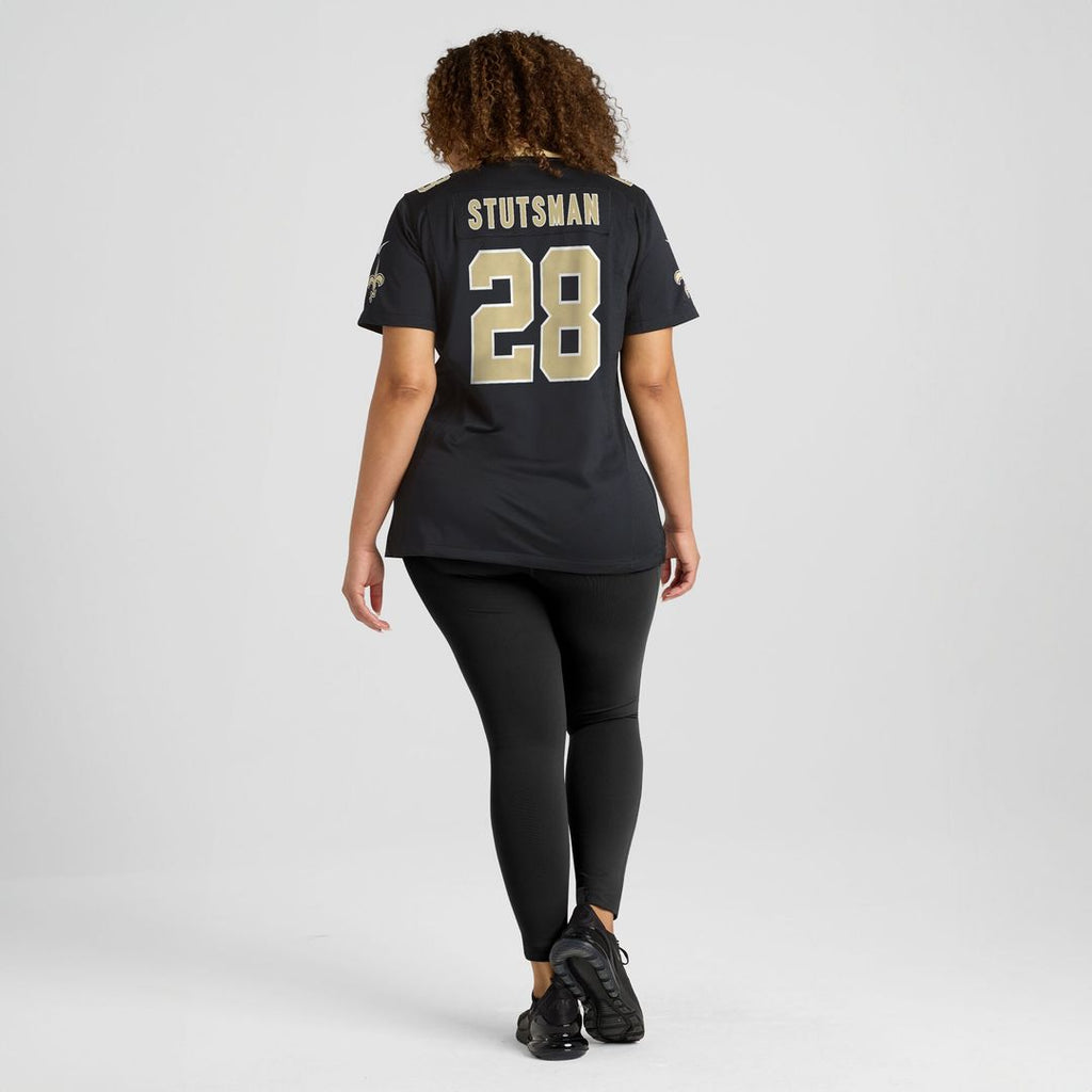 Danny Stutsman New Orleans Saints Women's Team Game Jersey - Black