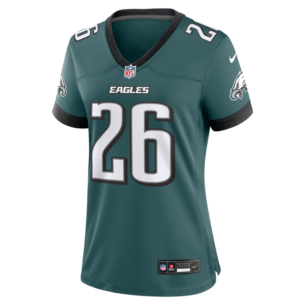 Saquon Barkley Philadelphia Eagles Women's Game Jersey - White