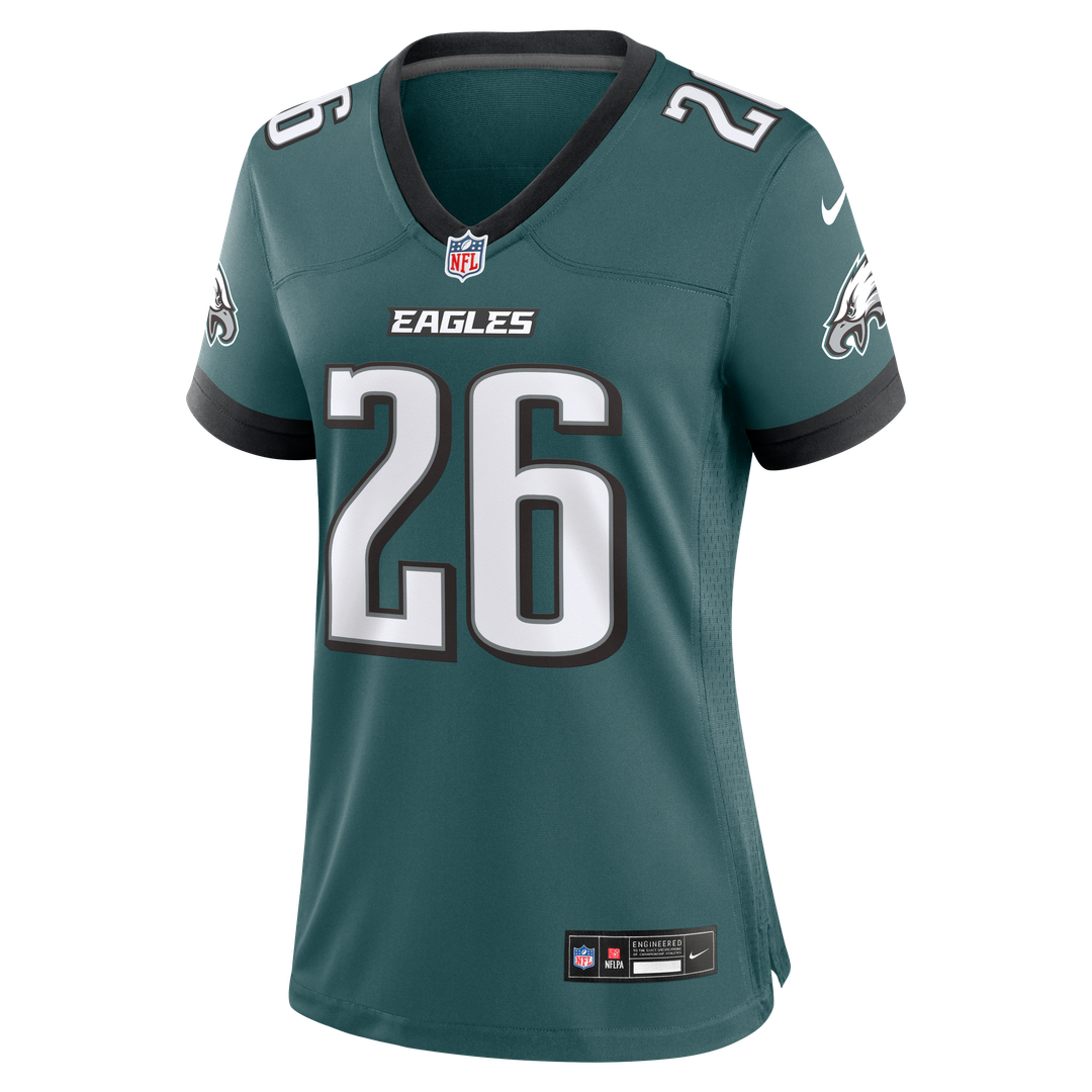 Saquon Barkley Philadelphia Eagles Women's Game Jersey - White