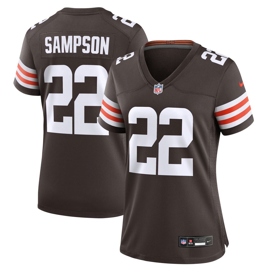 Dylan Sampson Cleveland Browns Women's Team Game Jersey - Brown