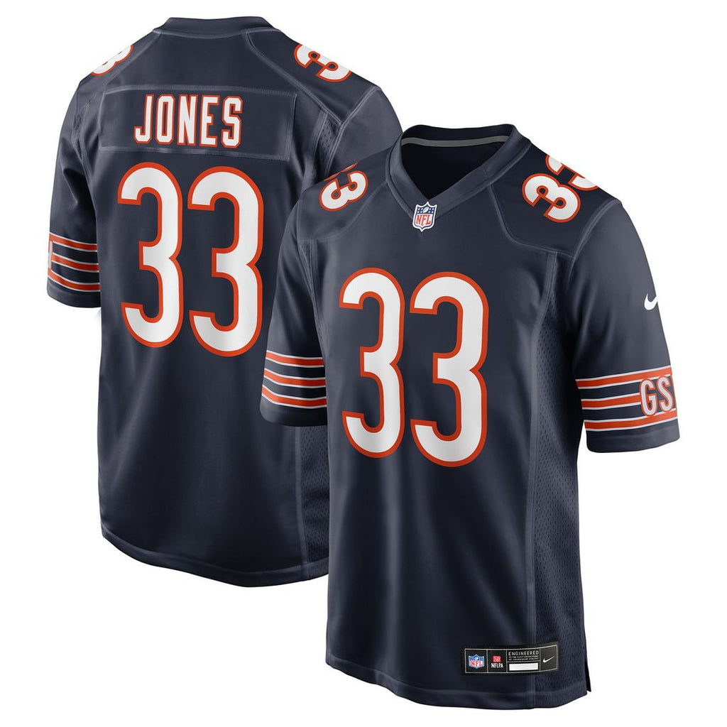 Jaylon Jones Chicago Bears Team Game Jersey - Navy
