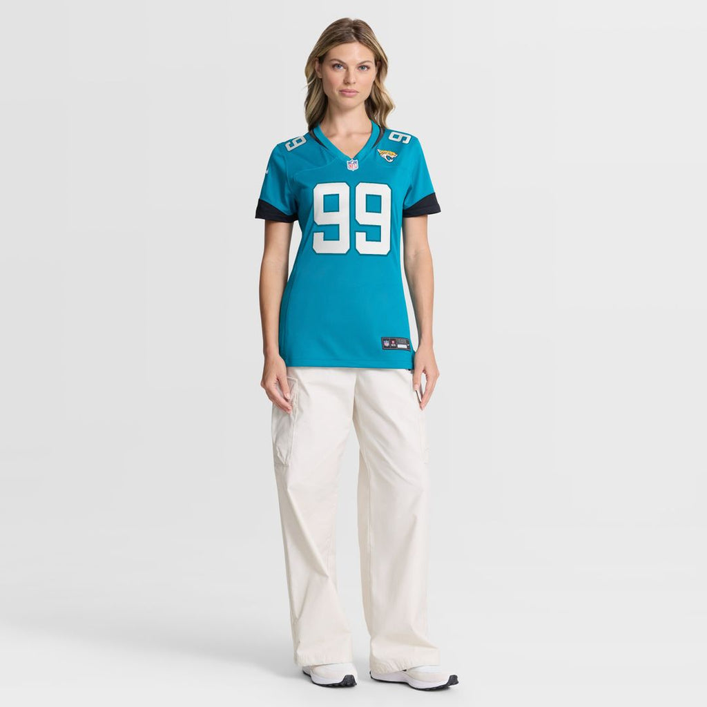 Ruke Orhorhoro Jacksonville Jaguars Women's Team Game Jersey - Teal