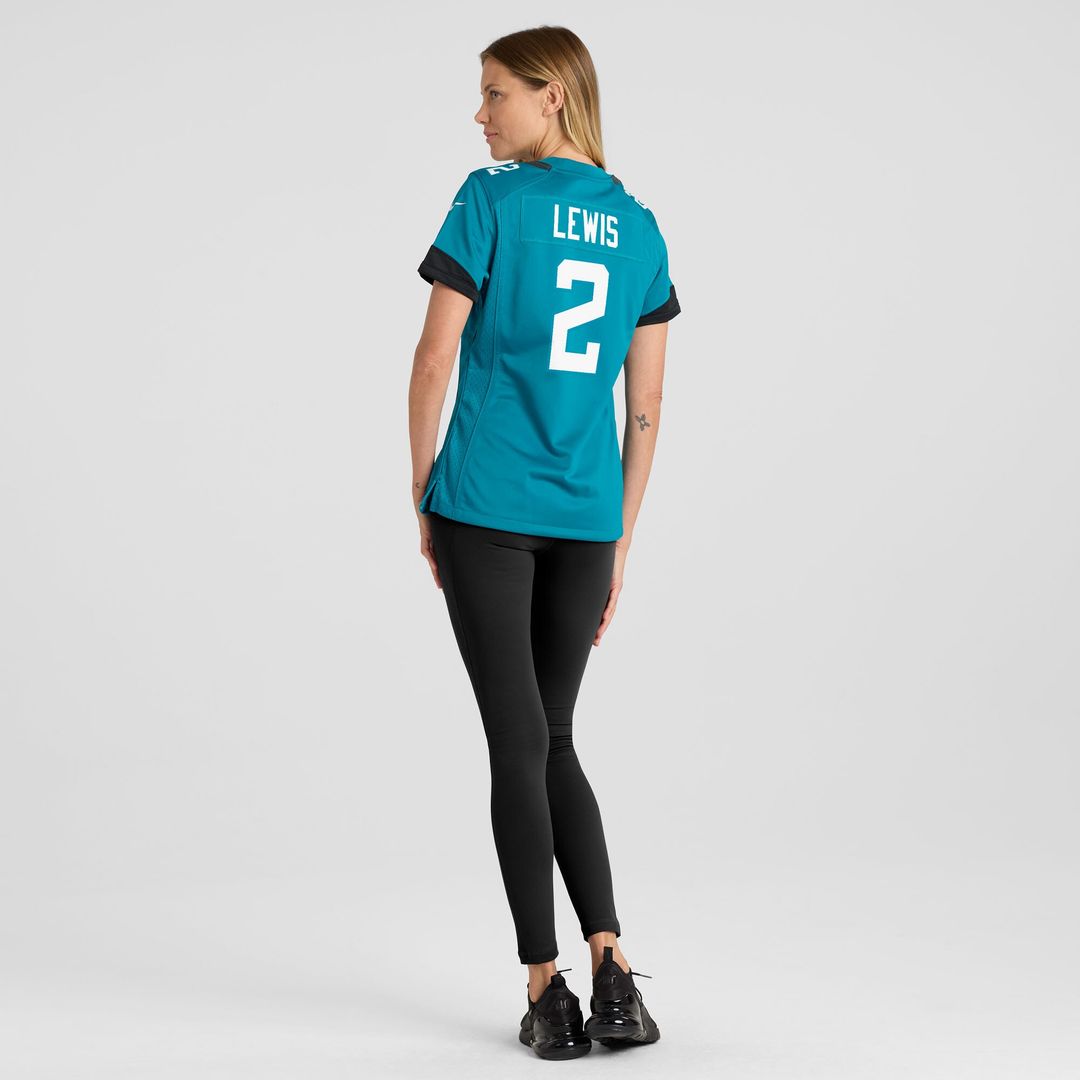 Jourdan Lewis Jacksonville Jaguars Women's Team Game Jersey - Teal