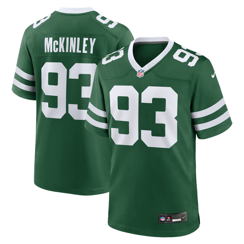 Takk McKinley New York Jets Team Game Jersey - Legacy Green