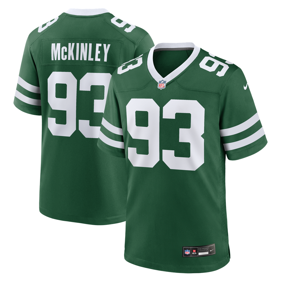 Takk McKinley New York Jets Team Game Jersey - Legacy Green