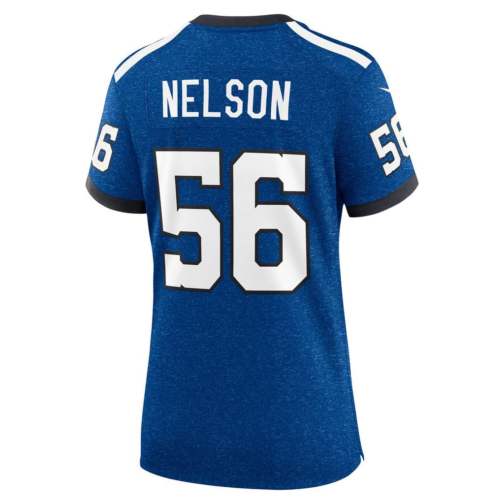 Quenton Nelson Indianapolis Colts Women's Indiana Nights Alternate Game Jersey - Royal