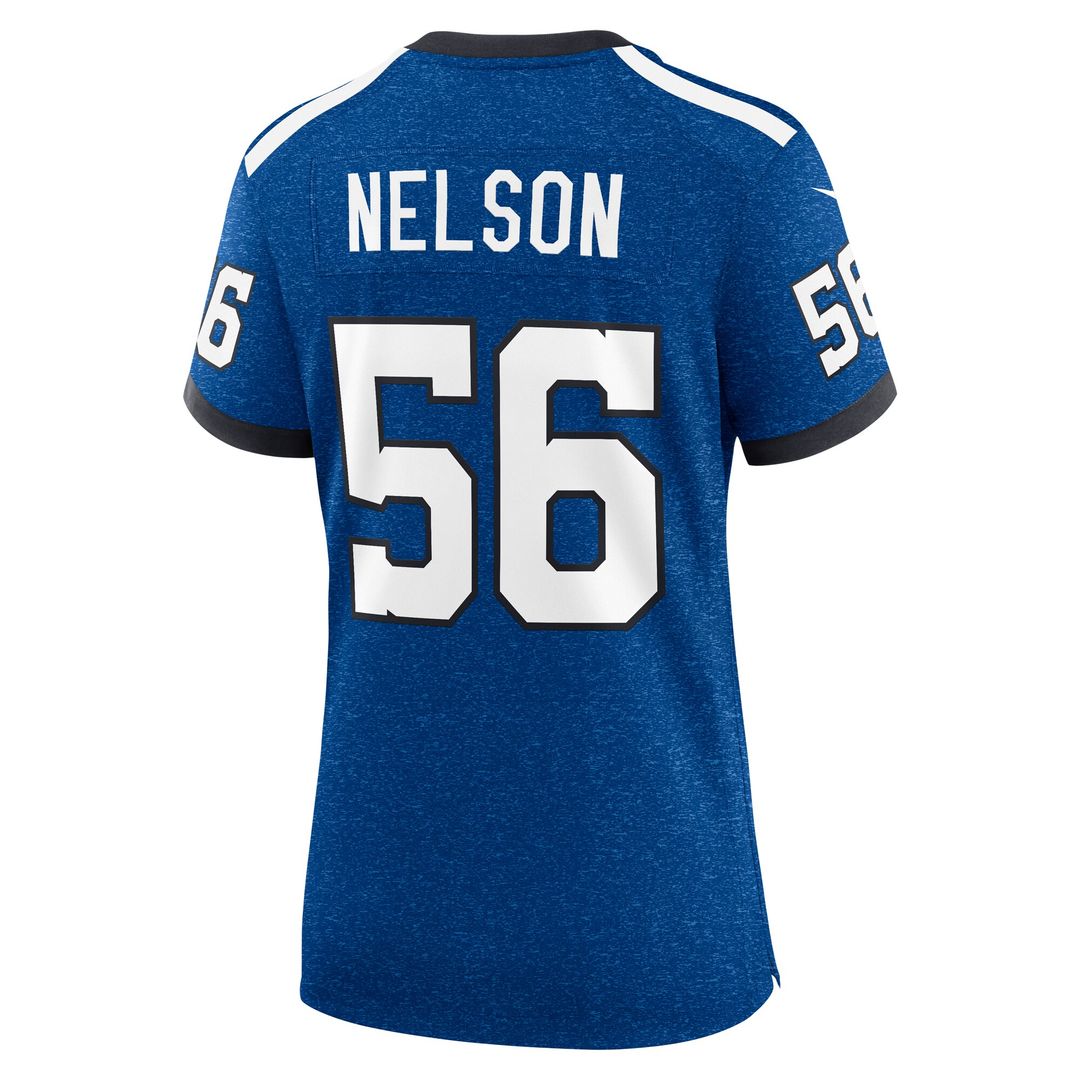 Quenton Nelson Indianapolis Colts Women's Indiana Nights Alternate Game Jersey - Royal