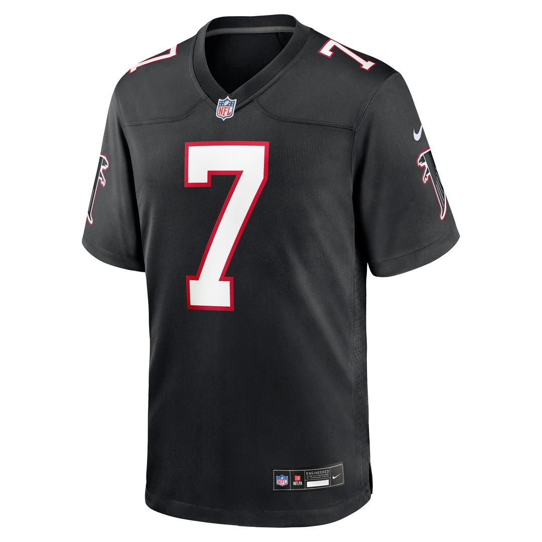 Bijan Robinson Atlanta Falcons Throwback Game Jersey - Black