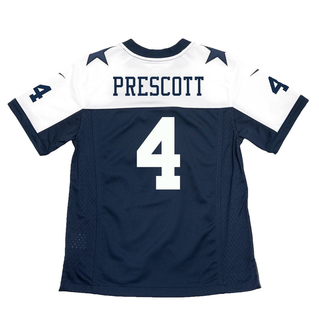 Dak Prescott Dallas Cowboys Youth Color Rush Game Jersey - White