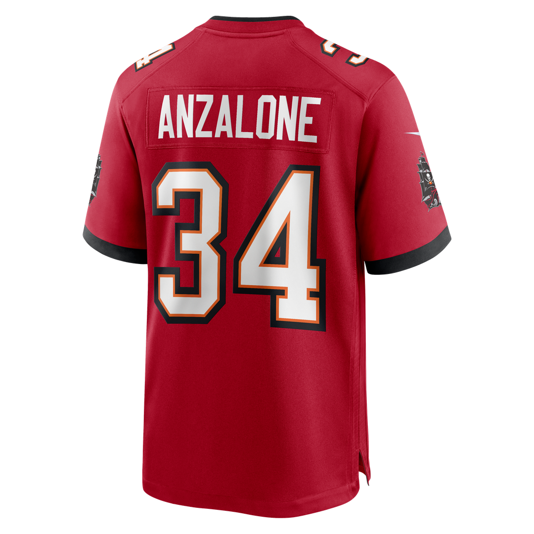 Alex Anzalone Tampa Bay Buccaneers Team Game Jersey - Red