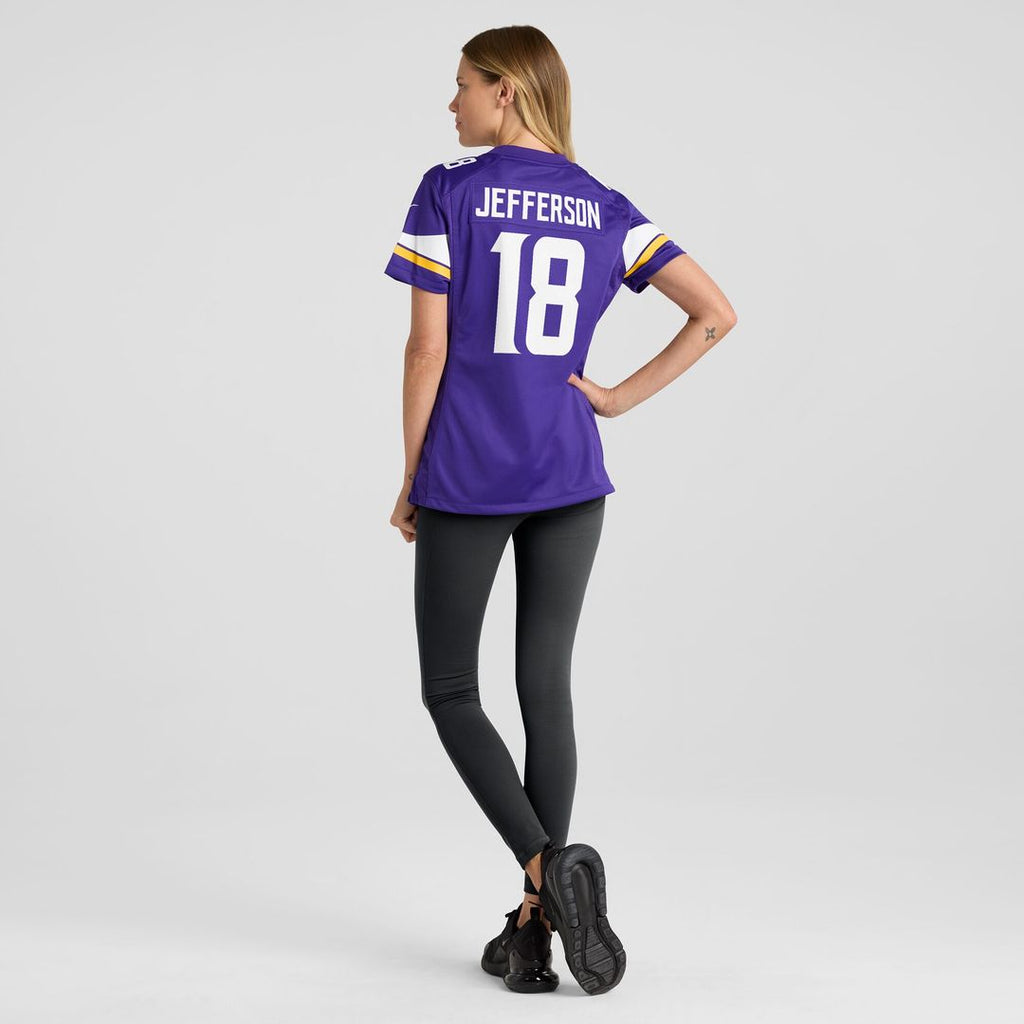 Justin Jefferson Minnesota Vikings Women's Game Jersey - Purple