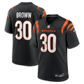 Chase Brown Cincinnati Bengals Team Game Jersey - Black
