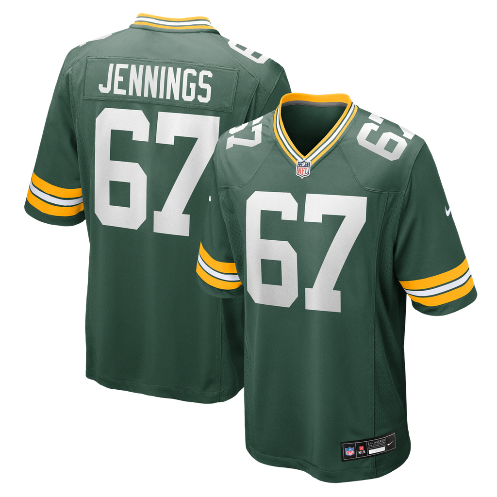 Donovan Jennings Green Bay Packers Team Game Jersey - Green