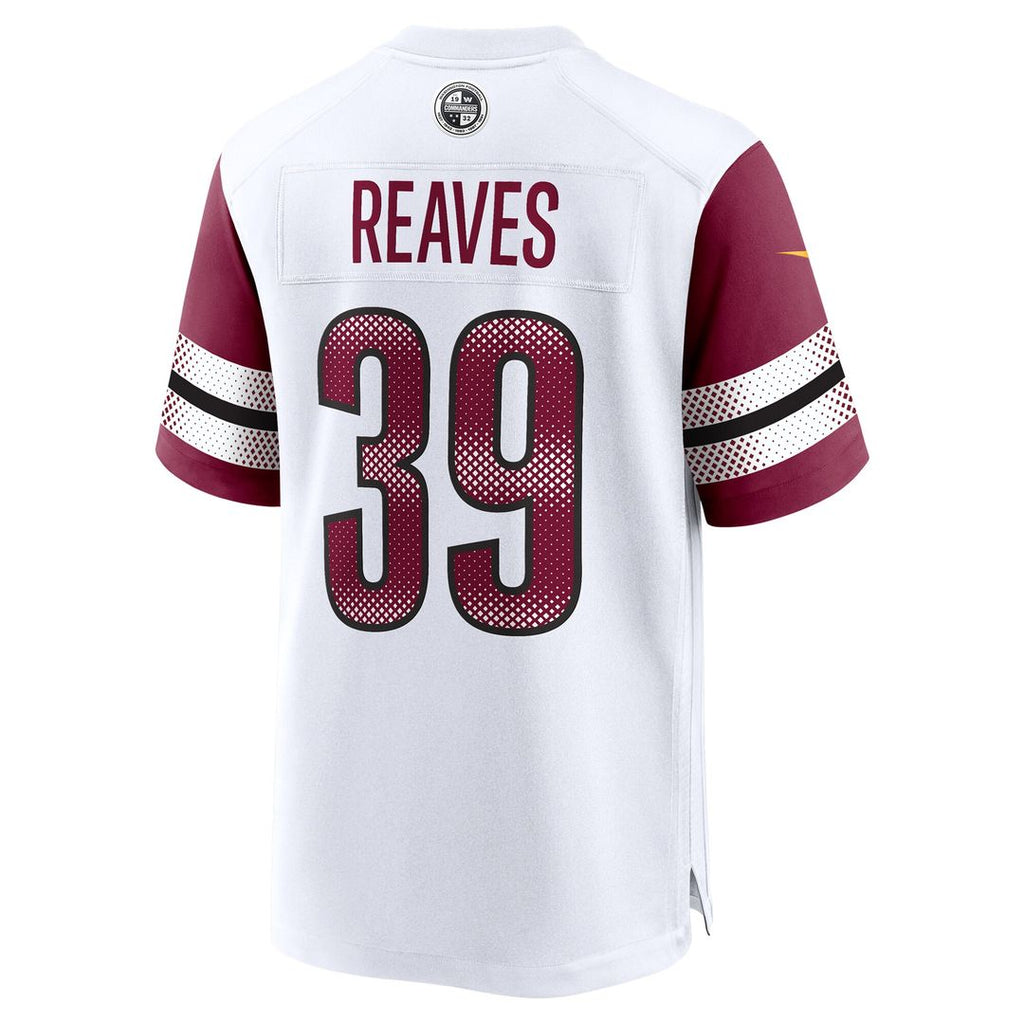Jeremy Reaves Washington Commanders Game Jersey - White