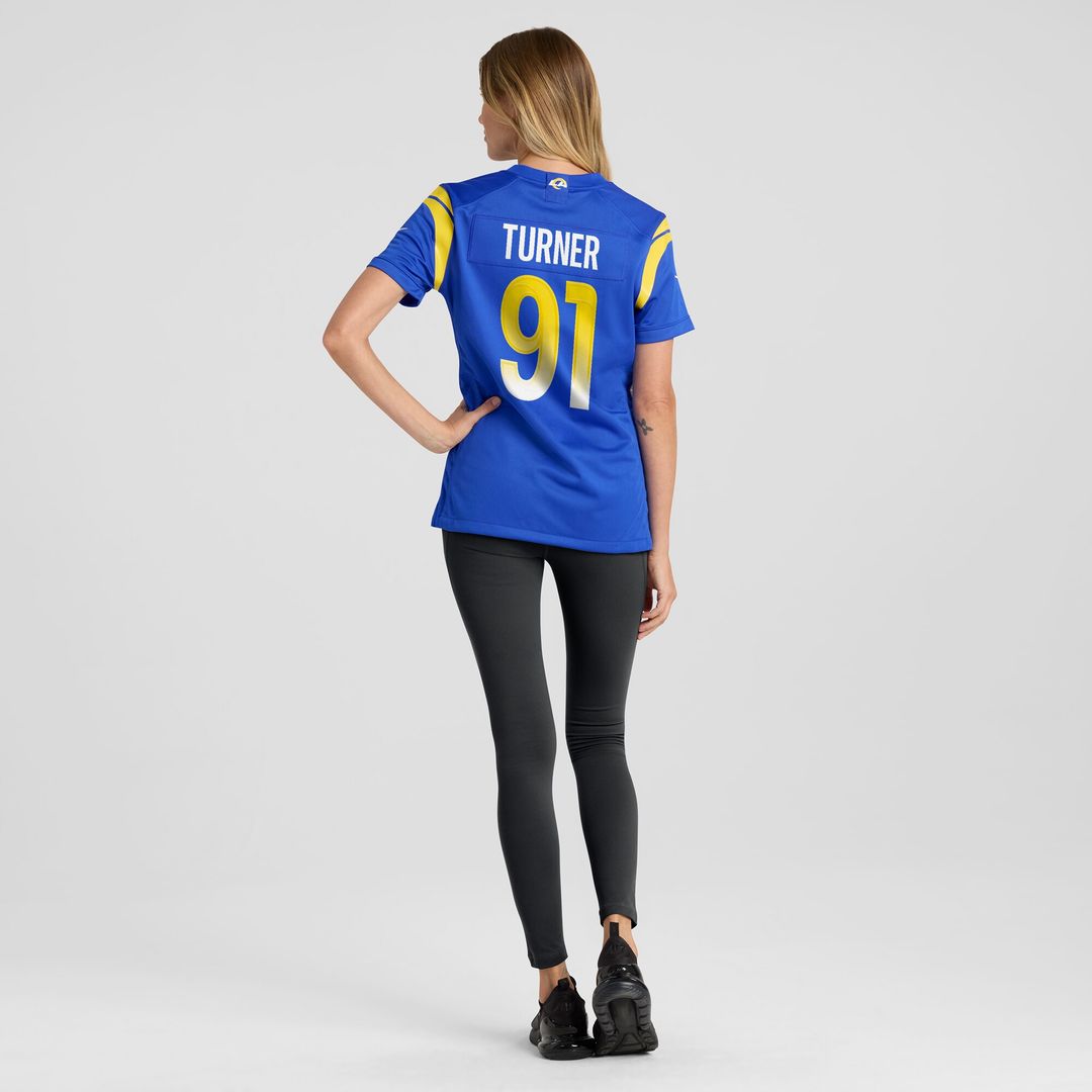 Kobie Turner Los Angeles Rams Women's Home Game Jersey - Royal