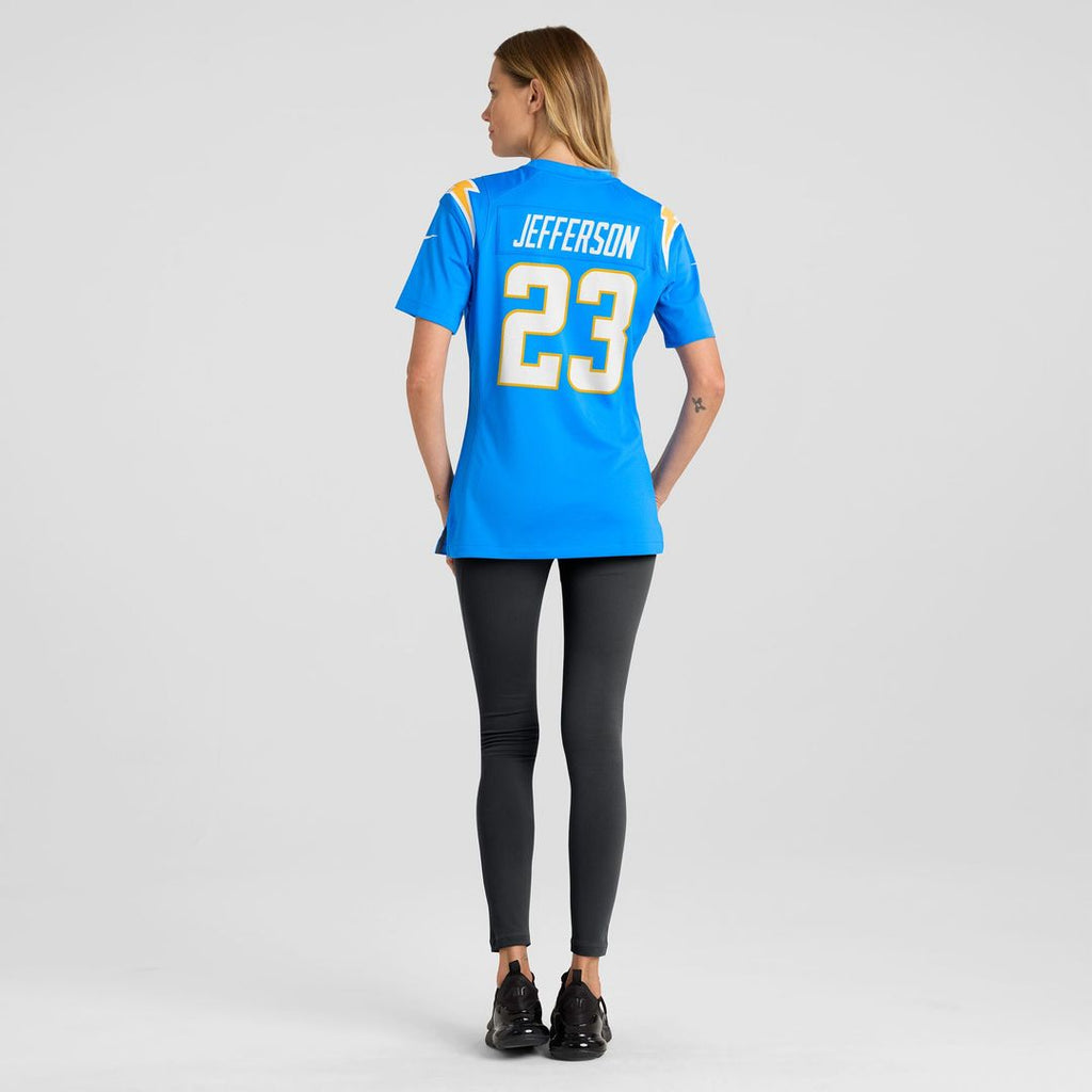 Tony Jefferson Los Angeles Chargers Women's Team Game Jersey - Powder Blue