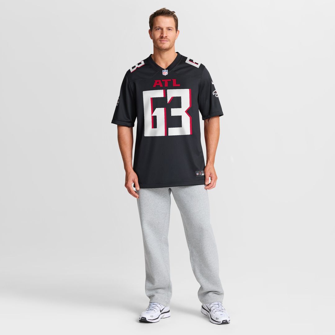 Chris Lindstrom Atlanta Falcons Game Jersey - Black