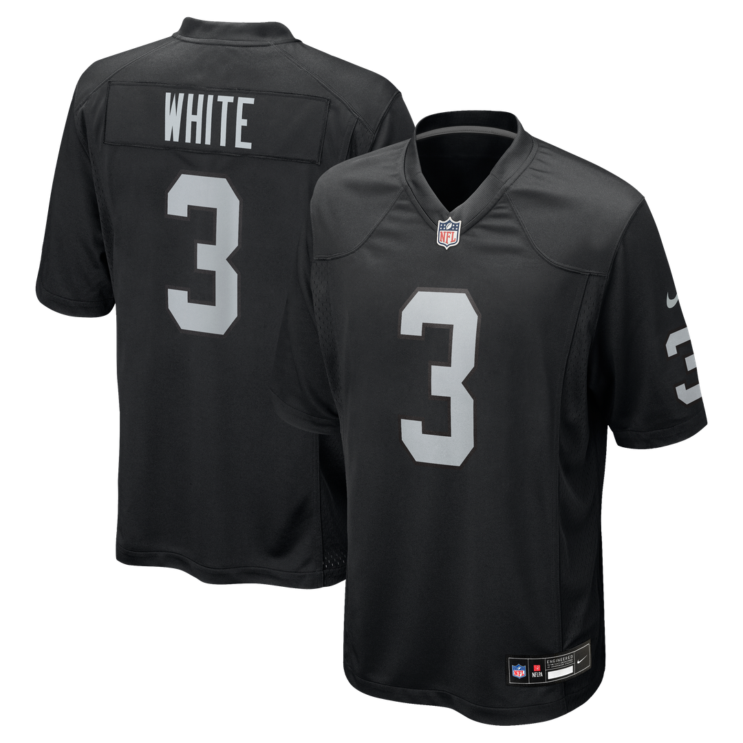 Zamir White Las Vegas Raiders Team Game Jersey - Black