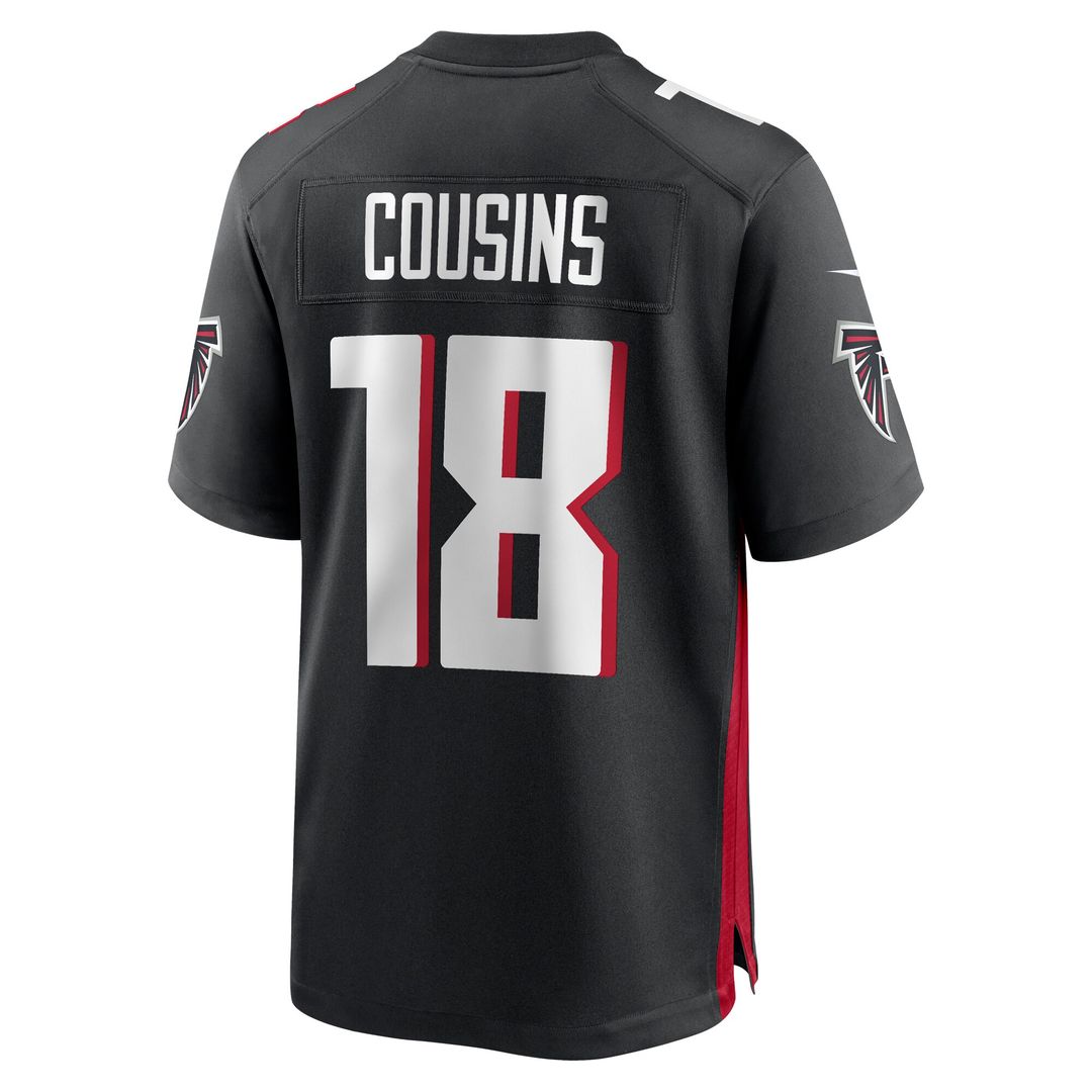 Kirk Cousins Atlanta Falcons Youth Game Jersey - Black