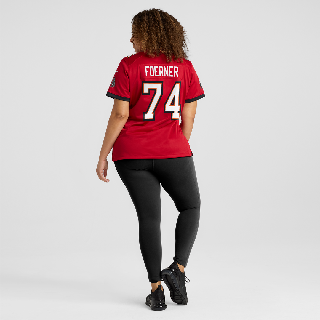 Marshall Foerner Tampa Bay Buccaneers Women's Team Game Jersey - Red