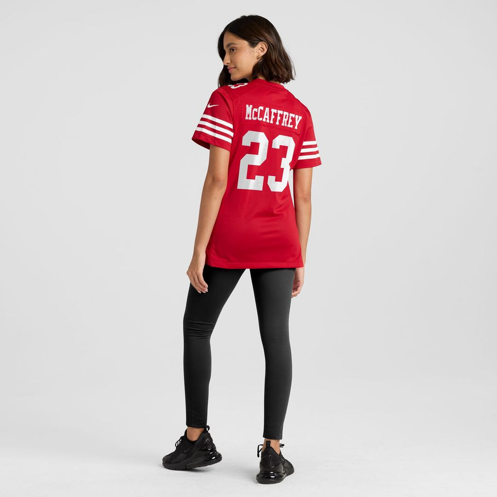 Christian McCaffrey San Francisco 49ers Women's Player Jersey - Scarlet