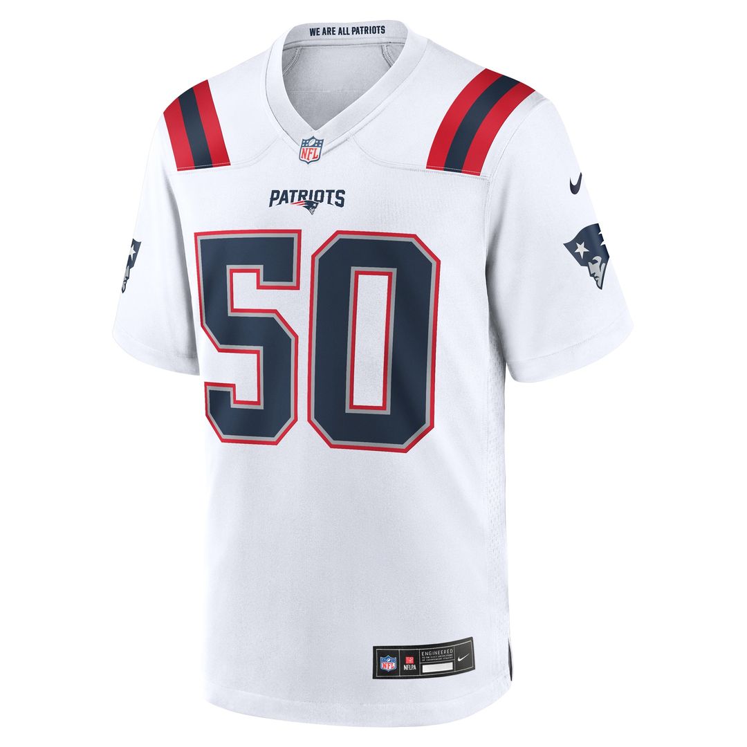Mike Vrabel New England Patriots Retired Player Game Jersey - White