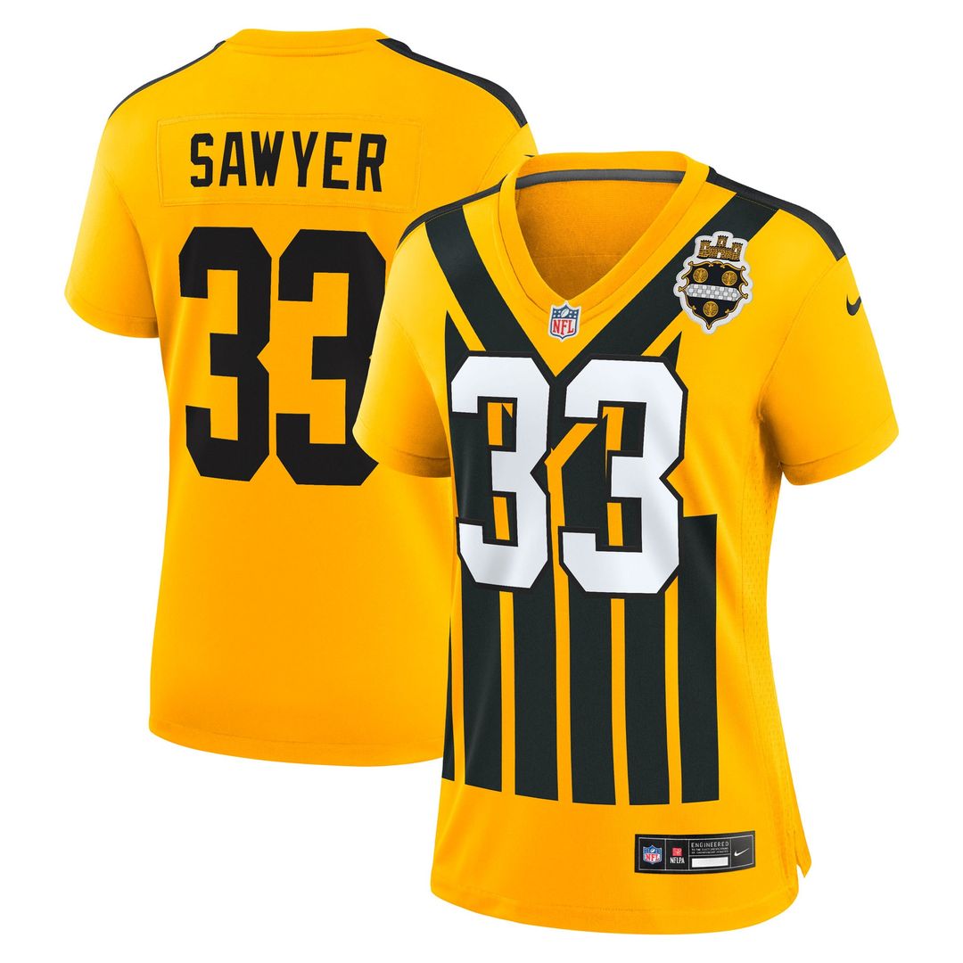 Jack Sawyer Pittsburgh Steelers Women's Team Game Jersey - Black