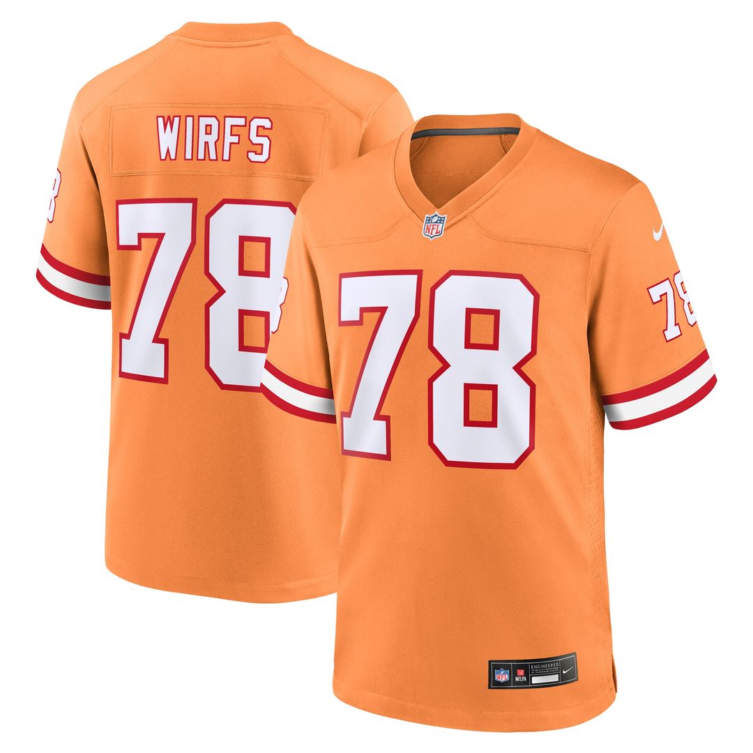 Tristan Wirfs Tampa Bay Buccaneers Player Game Jersey - Red