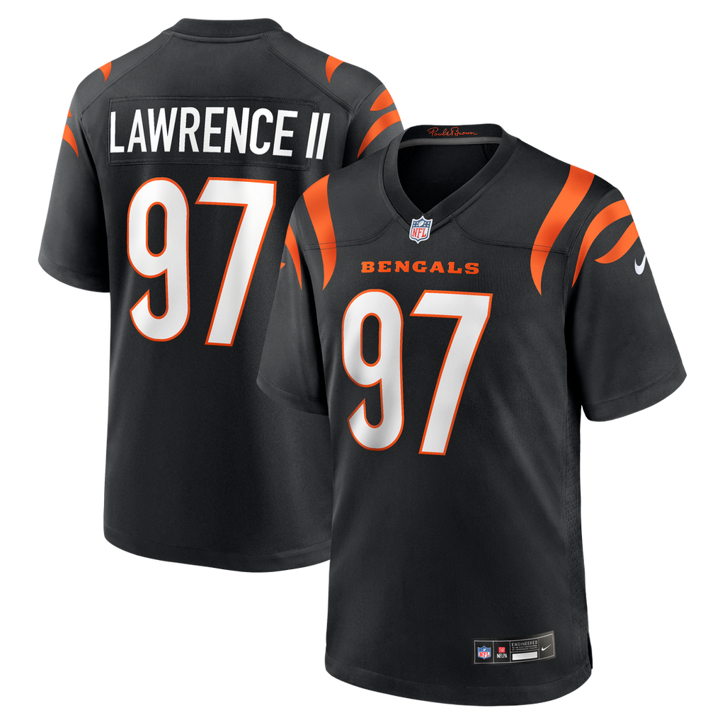 Dexter Lawrence II Cincinnati Bengals Game Jersey - Black