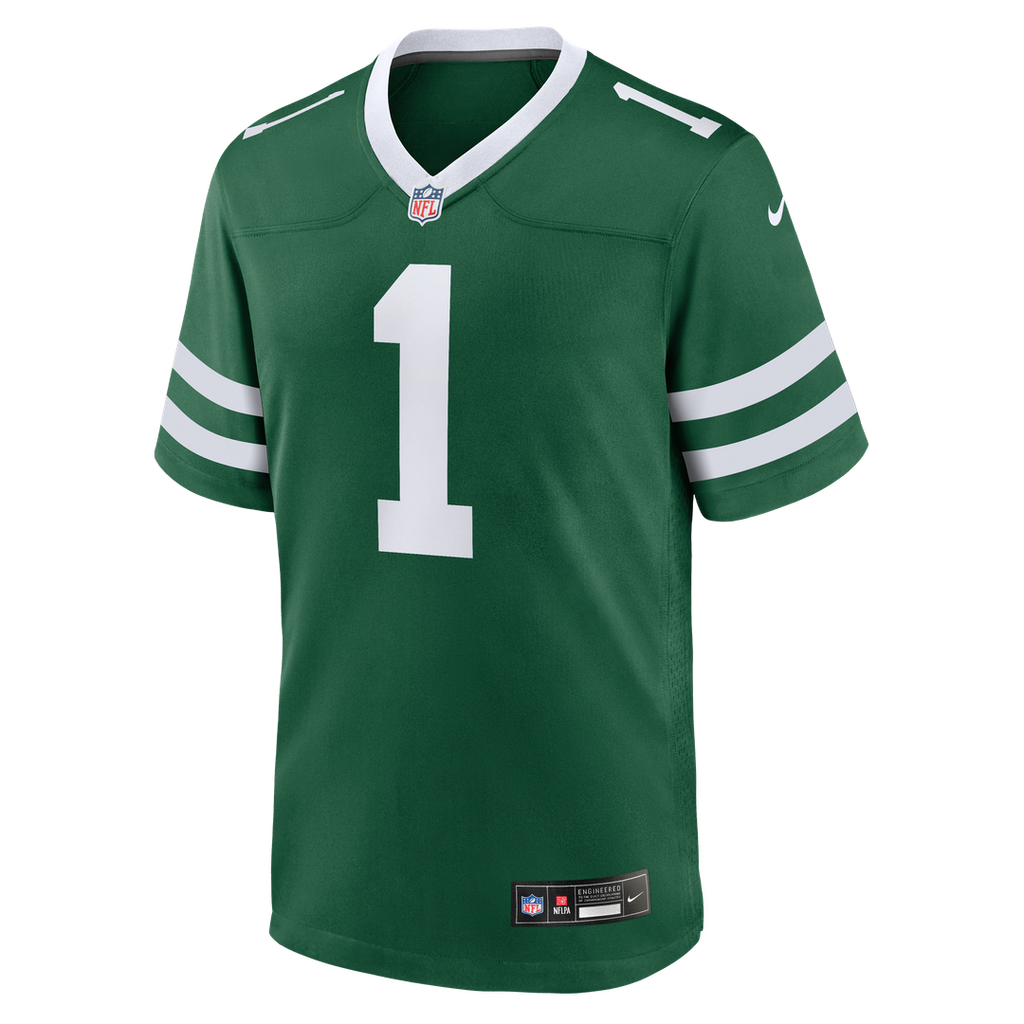 David Bailey New York Jets 2026 Draft First Round Pick No. 2 Team Game Jersey - Legacy Green
