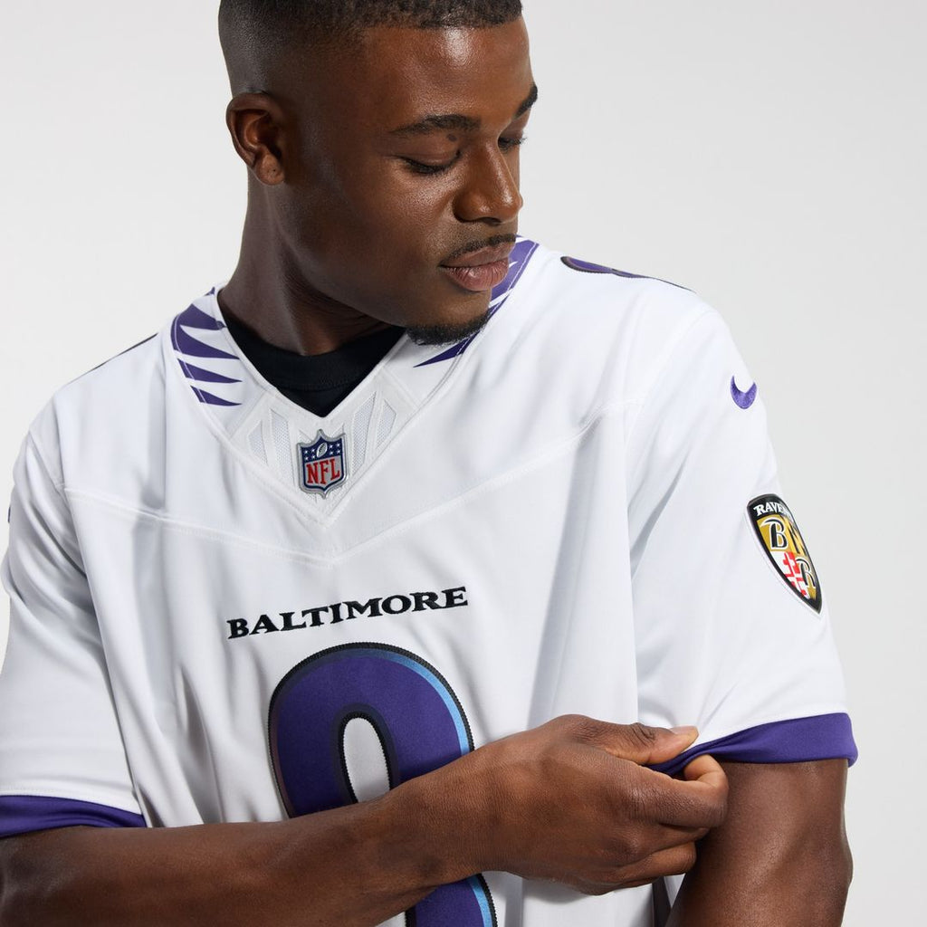 Lamar Jackson Baltimore Ravens Vapor F.U.S.E. Stitched Limited Jersey - White