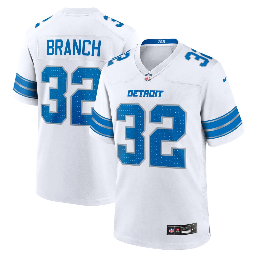 Brian Branch Detroit Lions Alternate Game Jersey - Black