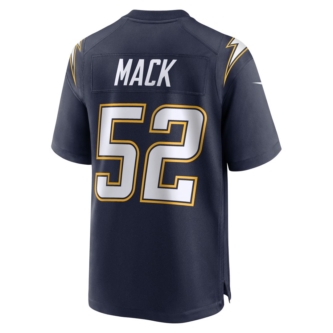 Khalil Mack Los Angeles Chargers Alternate Super Chargers Game Player Jersey - Navy