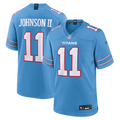 Jermaine Johnson II Tennessee Titans Team Game Jersey - Light Blue