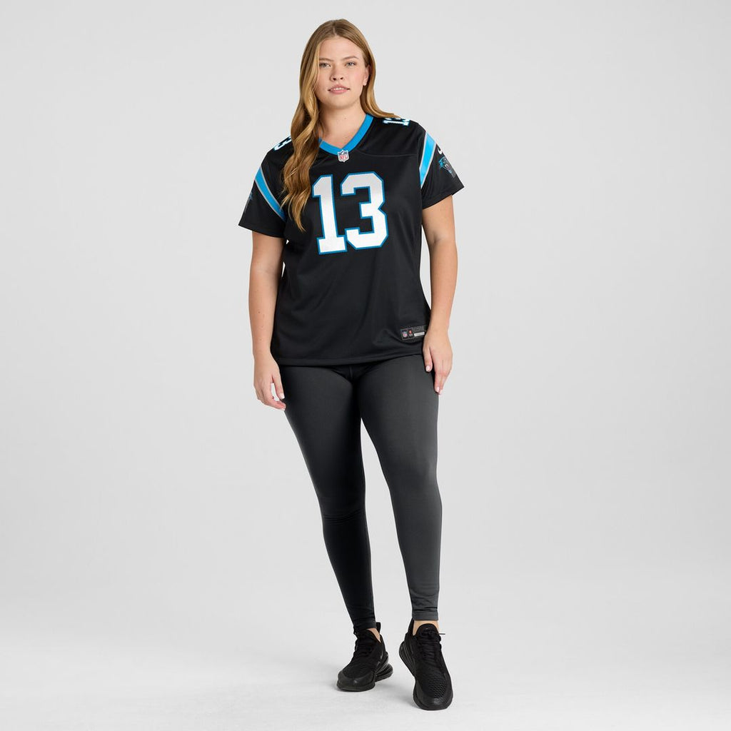 Hunter Renfrow Carolina Panthers Women's Team Game Jersey - Black