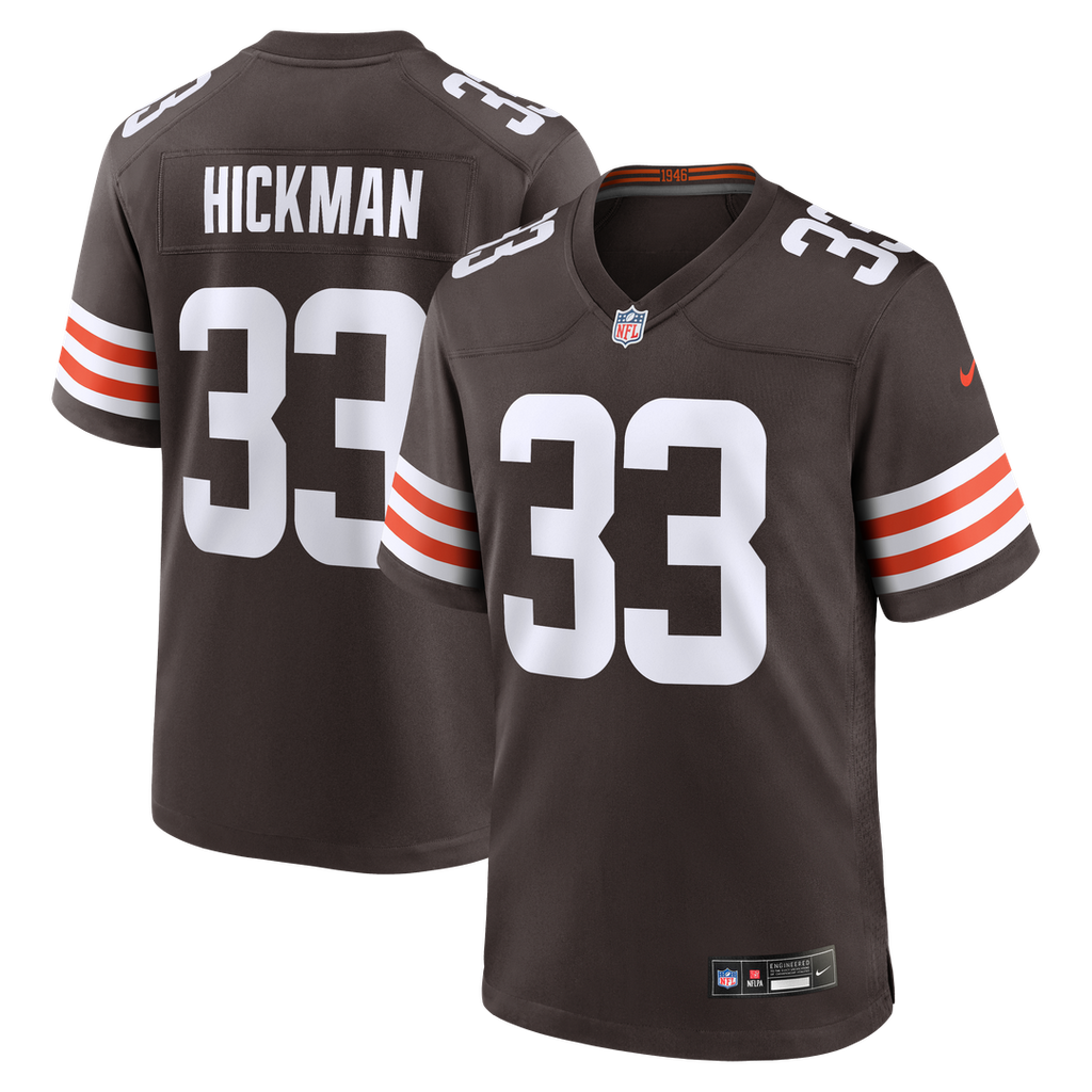 Ronnie Hickman Cleveland Browns Team Game Jersey - Brown