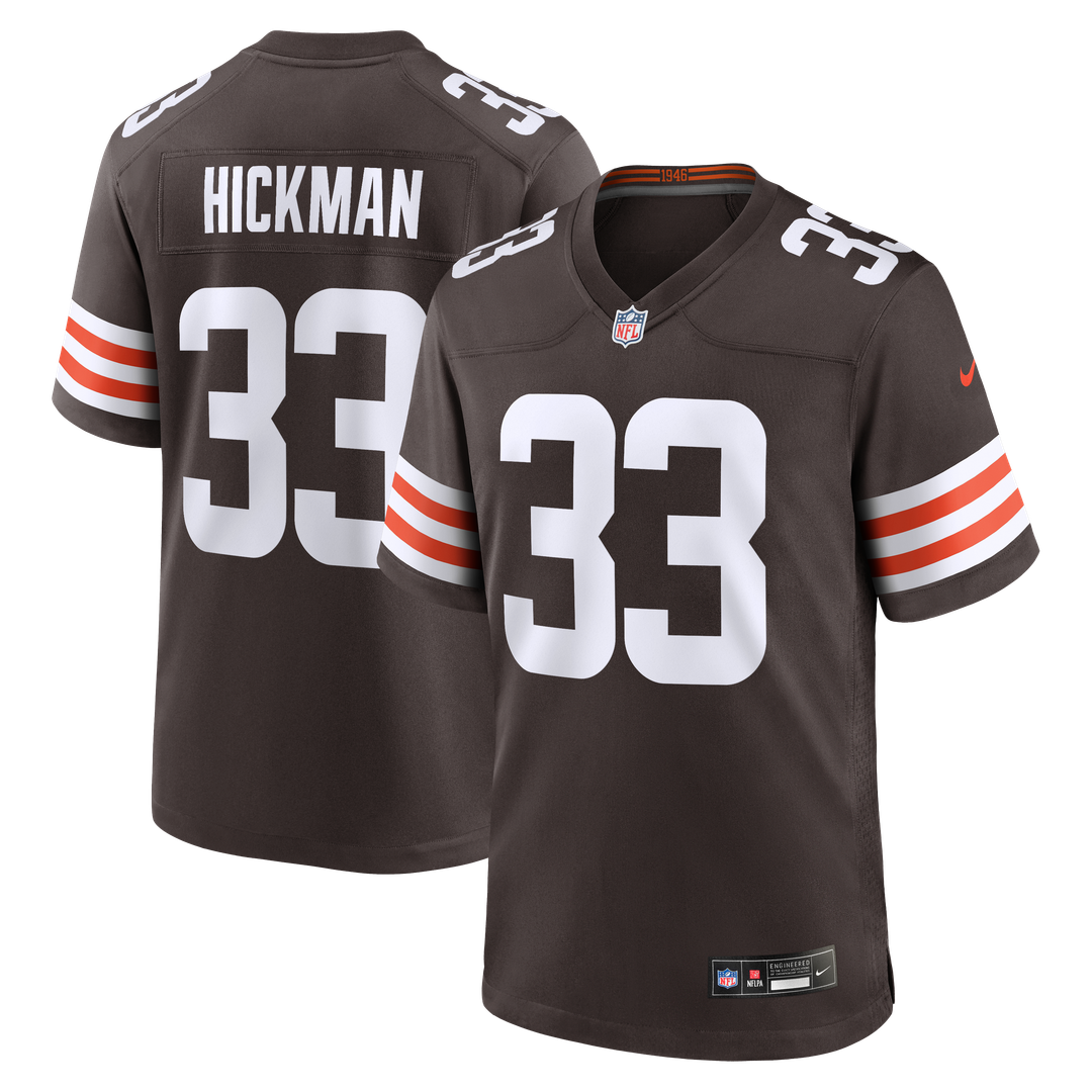 Ronnie Hickman Cleveland Browns Team Game Jersey - Brown
