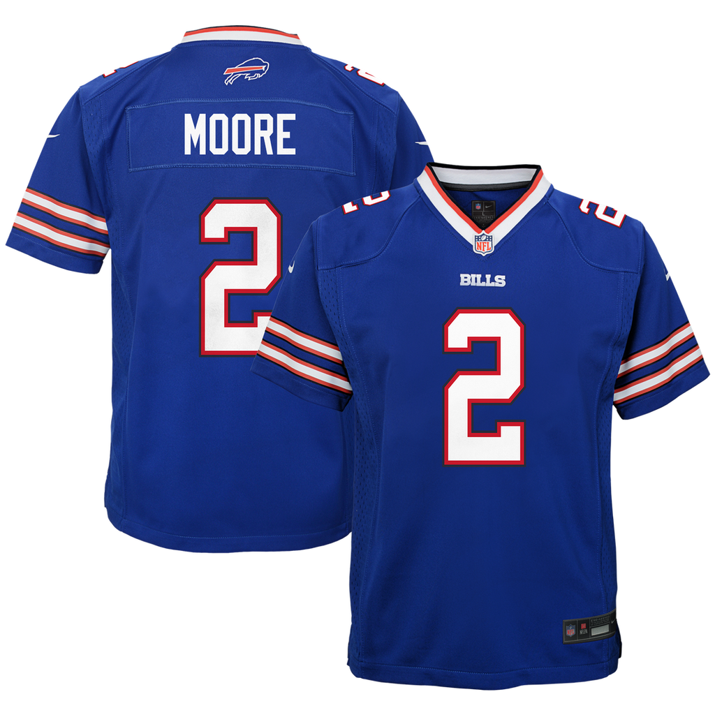 D.J. Moore Buffalo Bills Youth Game Jersey - Blue