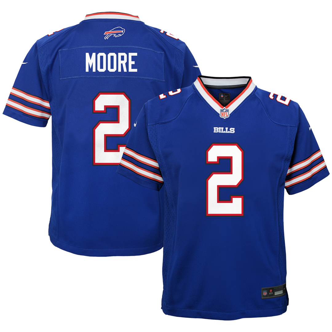D.J. Moore Buffalo Bills Youth Game Jersey - Blue