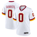 Mike Sainristil Washington Commanders Game Super Bowl Era Jersey - White