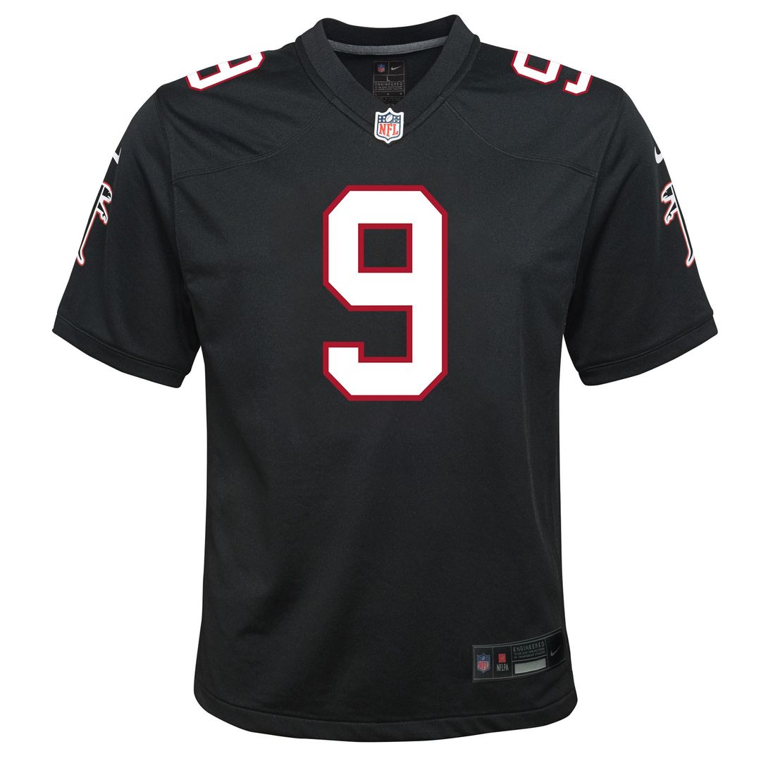 Michael Penix Jr. Atlanta Falcons Youth Alternate Game Jersey - Black
