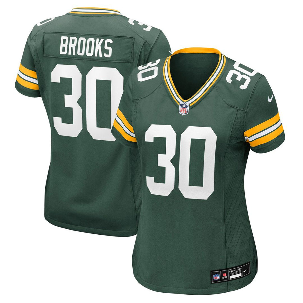 Chris Brooks Green Bay Packers Women's Team Game Jersey - Green