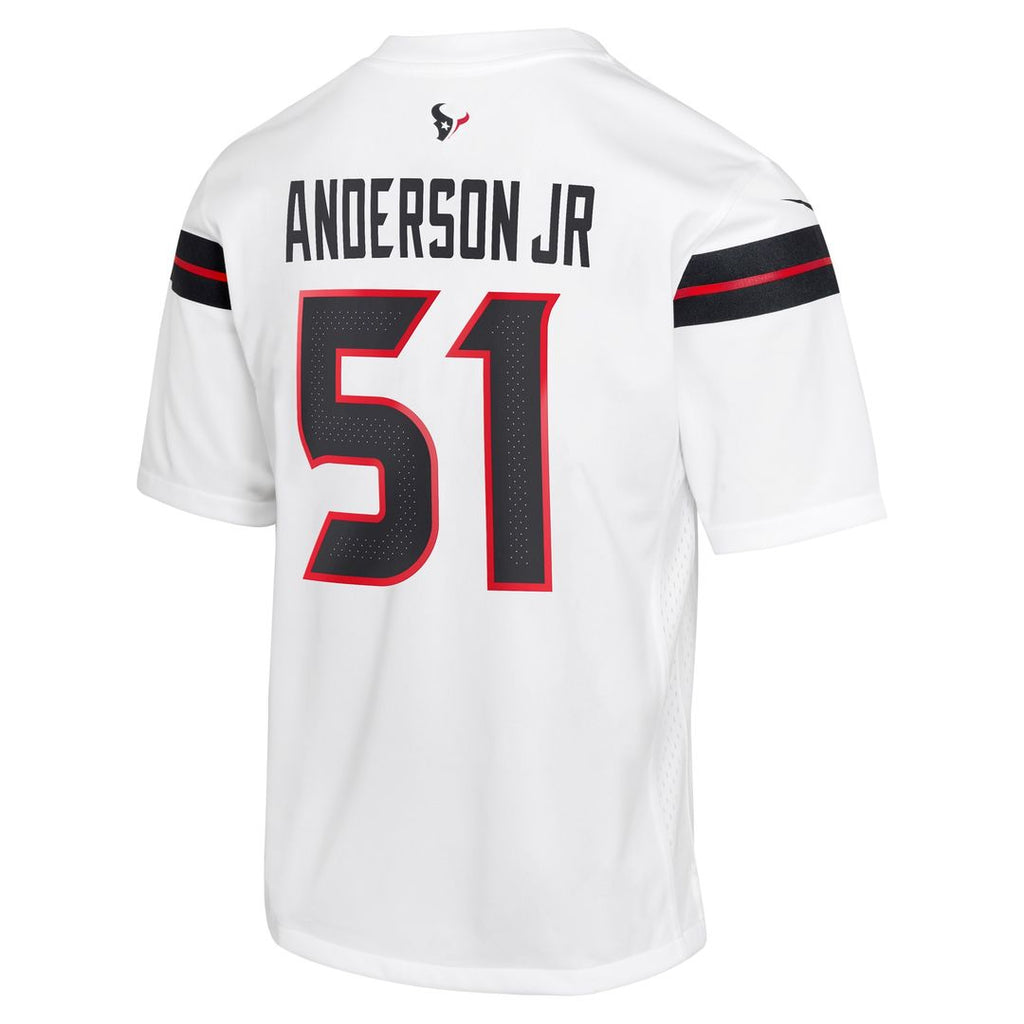 Will Anderson Jr. Houston Texans Youth Game Jersey - White