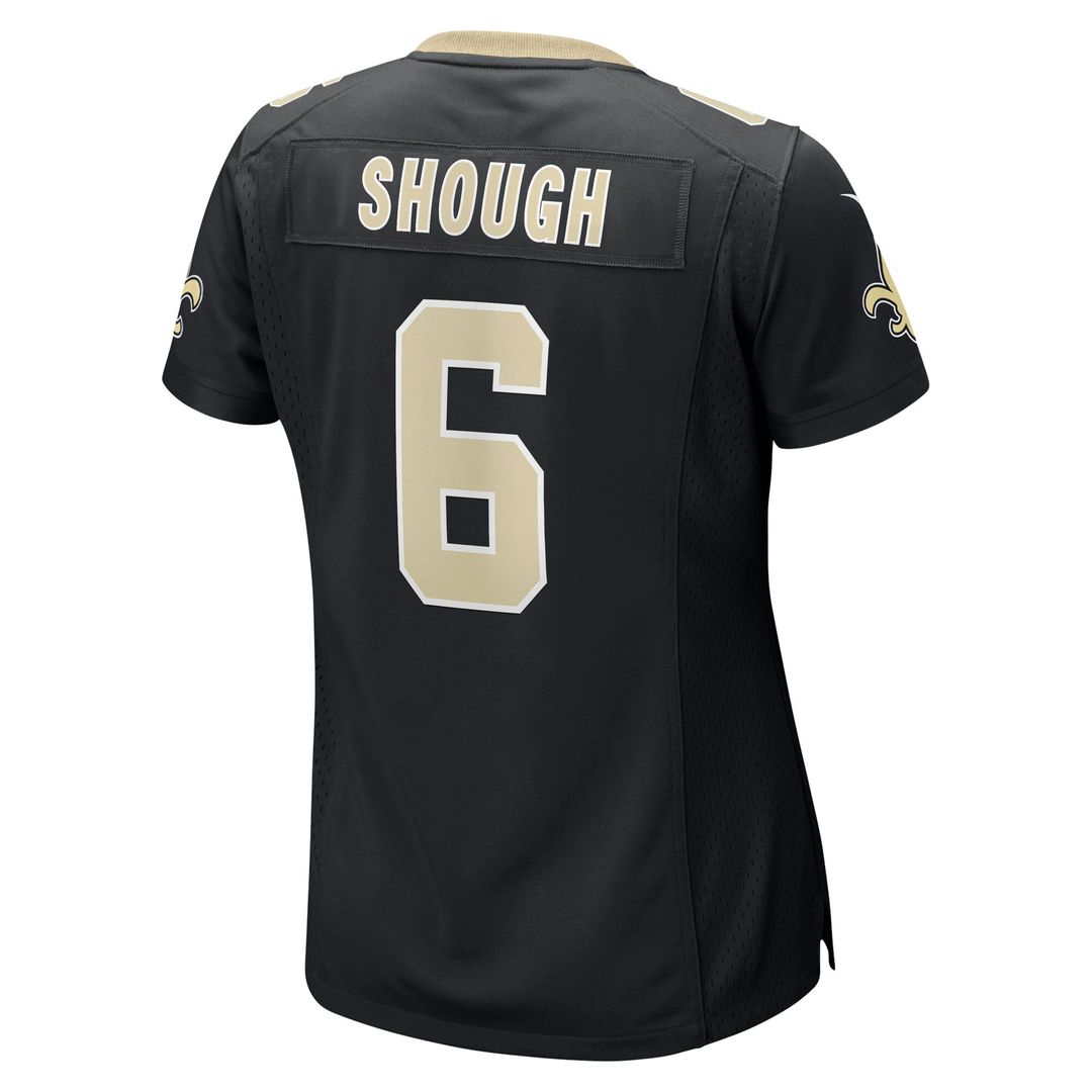 Tyler Shough New Orleans Saints Women's Game Jersey - Black