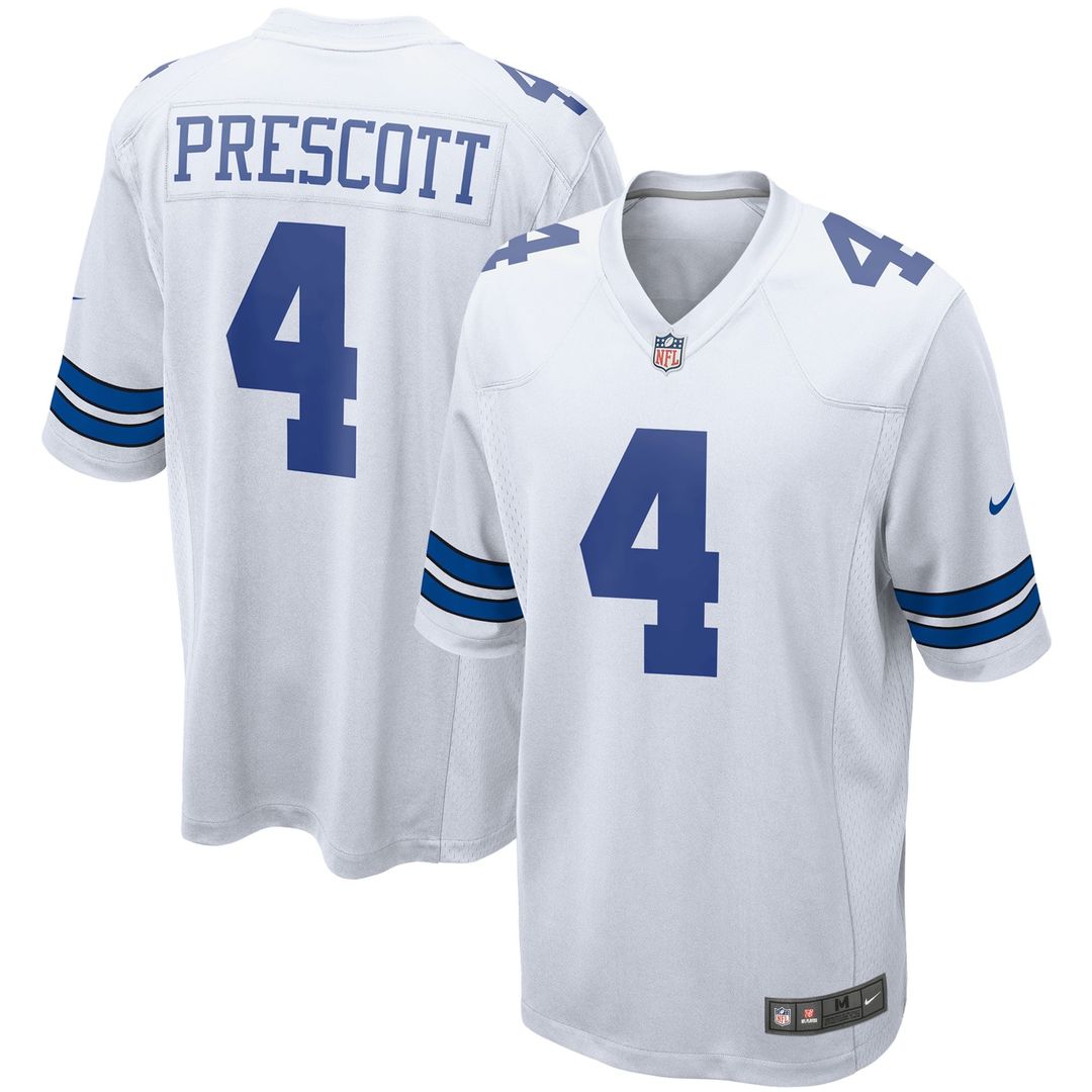 Dak Prescott Dallas Cowboys Game Team Jersey - Navy