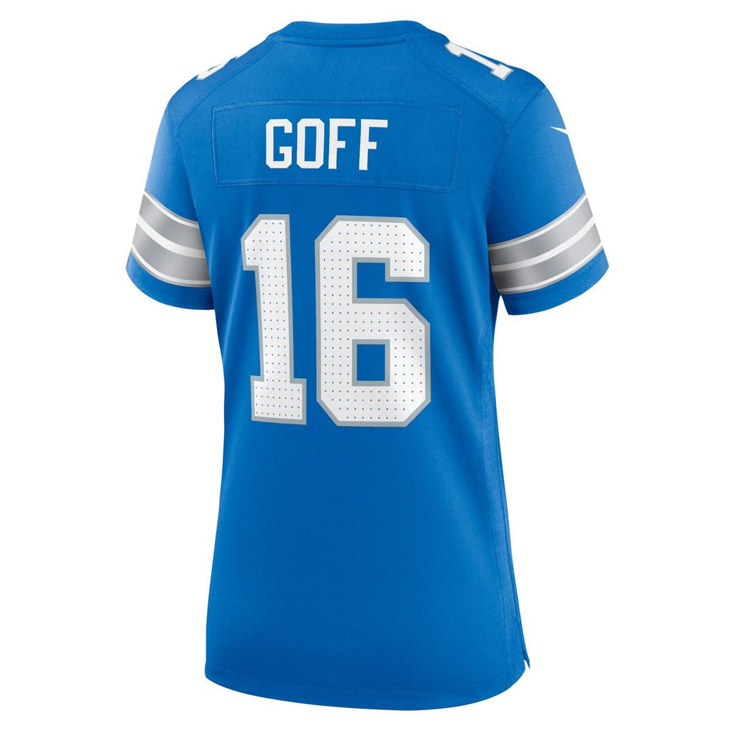 Jared Goff Detroit Lions Women's Game Jersey - Blue