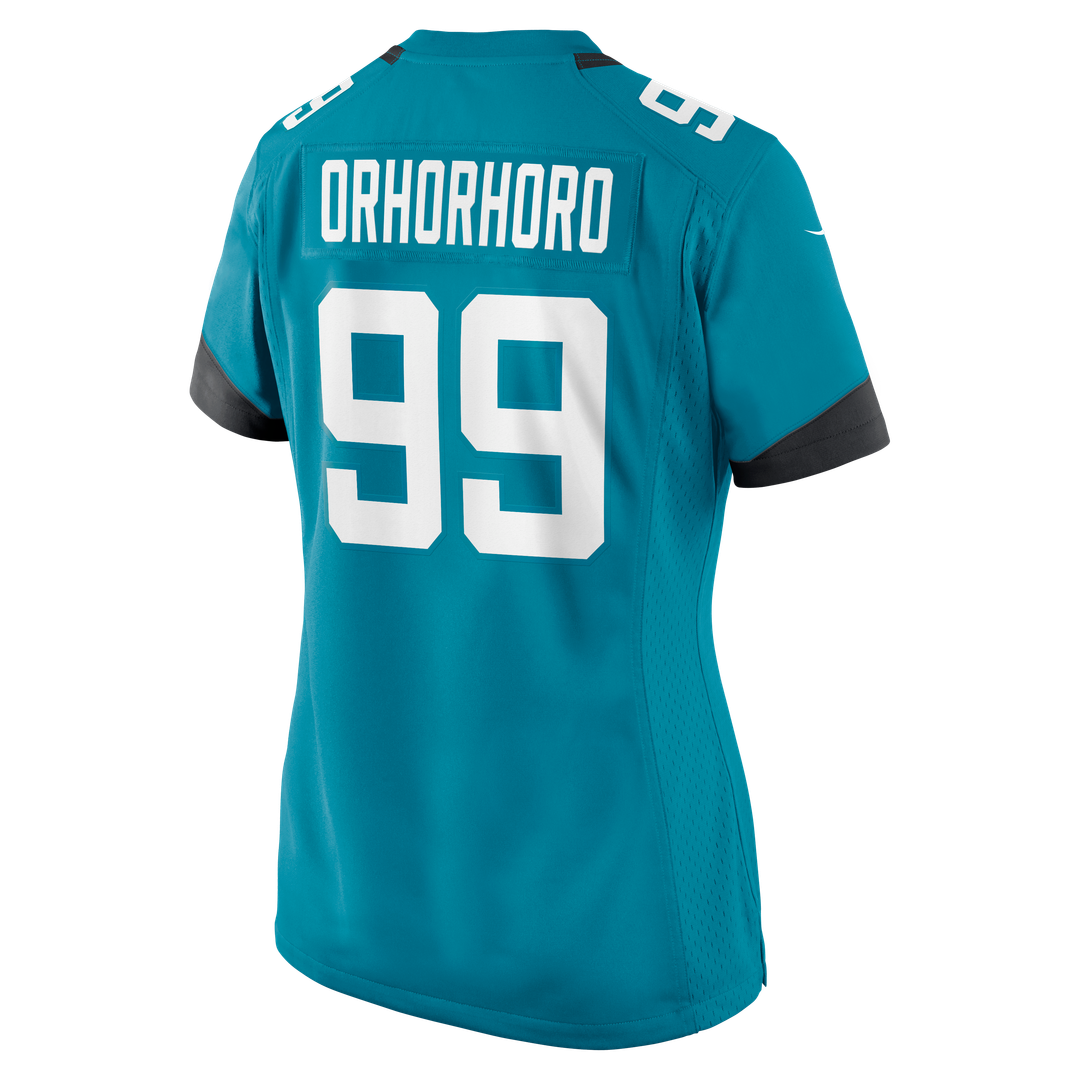 Ruke Orhorhoro Jacksonville Jaguars Women's Team Game Jersey - Teal