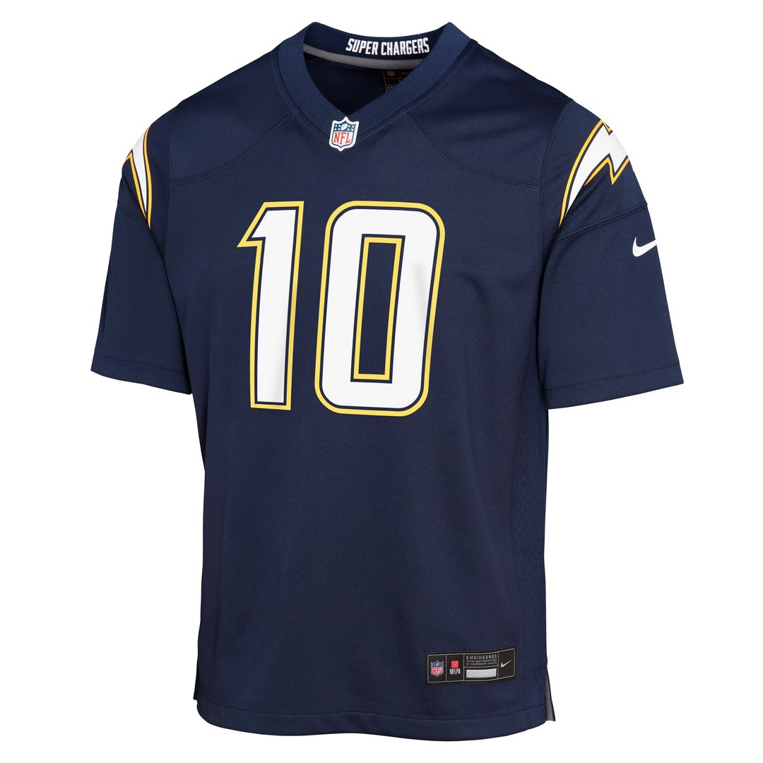 Justin Herbert Los Angeles Chargers Youth Alternate Super Chargers Game Player Jersey - Navy